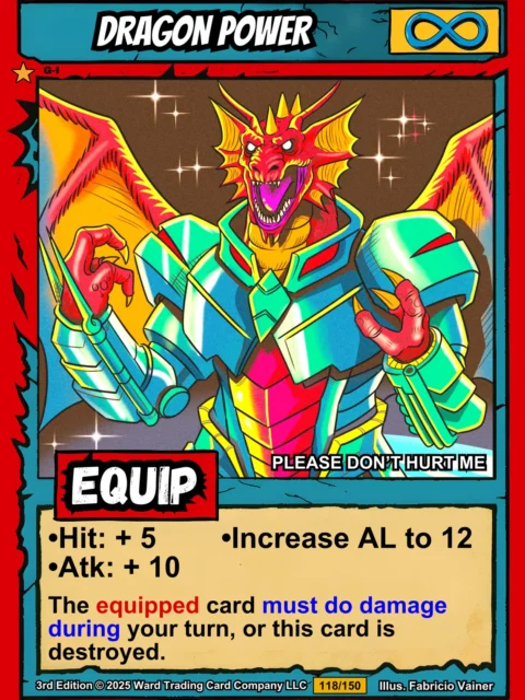 Alternative view of Dragon Power Fantasy Art Print from Ward TCG