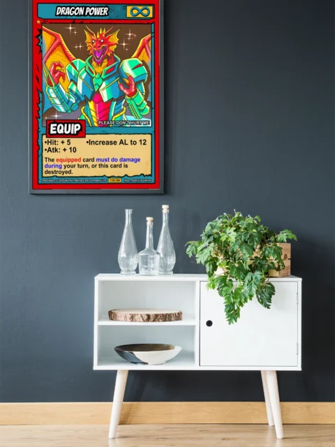 Dragon Power Fantasy Art Print from Ward TCG
