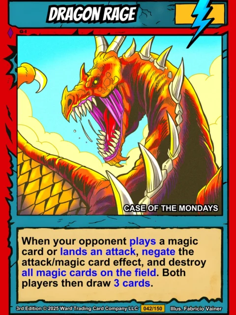 Alternative view of Dragon Rage Canvas Wall Art from Ward TCG