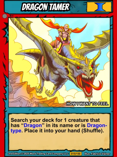 Alternative view of Dragon Tamer Canvas Print from Ward TCG