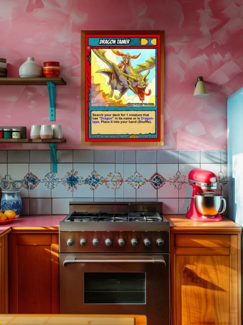 Dragon Tamer Canvas Print from Ward TCG