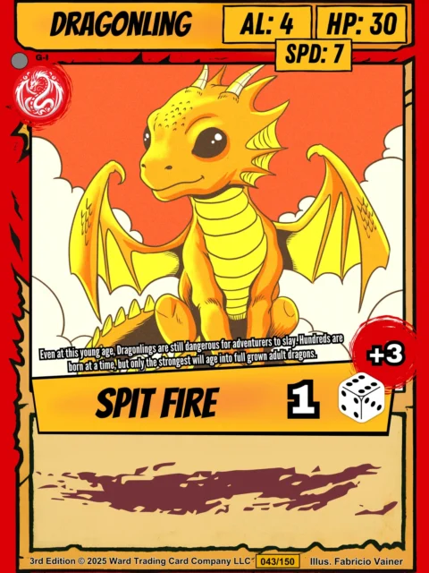 Alternative view of Dragonling Gallery Canvas Print from Ward TCG