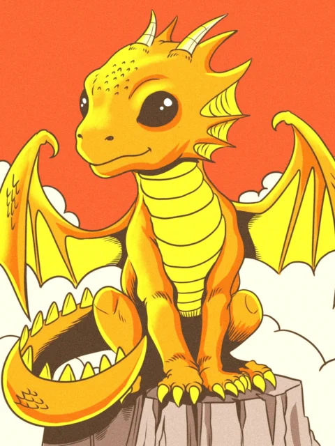 Alternative view of Dragonling Art Gallery Canvas Print from Ward TCG