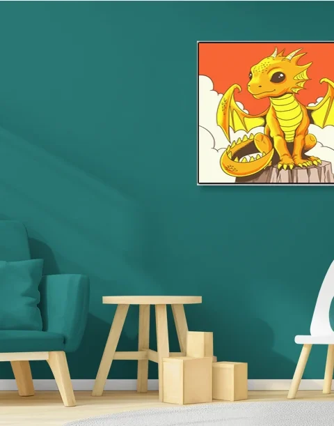 Dragonling Art Gallery Canvas Print from Ward TCG