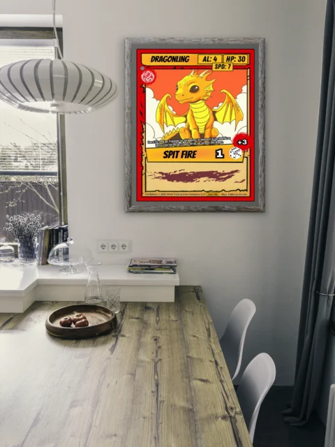 Dragonling Gallery Canvas Print from Ward TCG