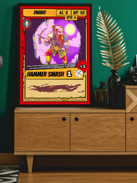 Dwarf Fantasy Canvas Print from Ward TCG