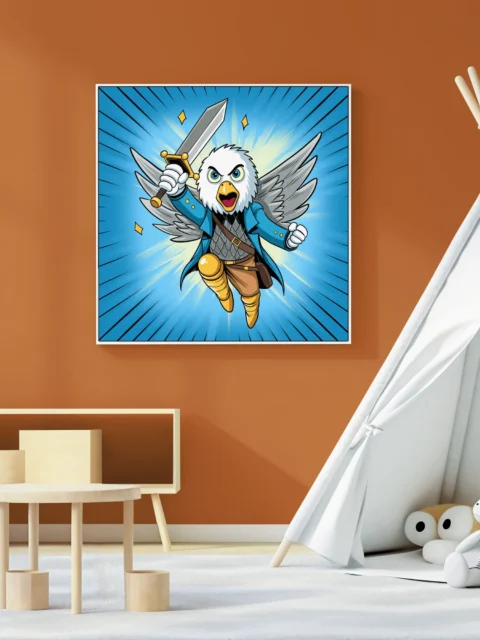 Eagle Knight Art Gallery Archival Print from Ward TCG
