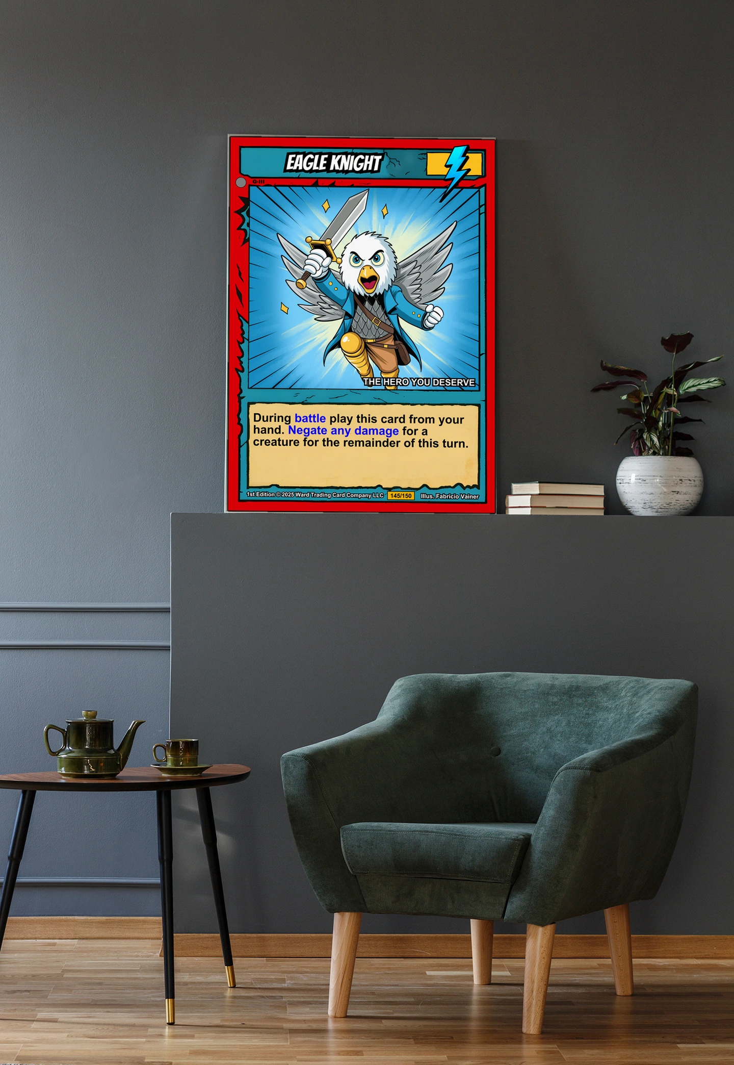 Eagle Knight Gallery Archival Print from Ward TCG - Image 4