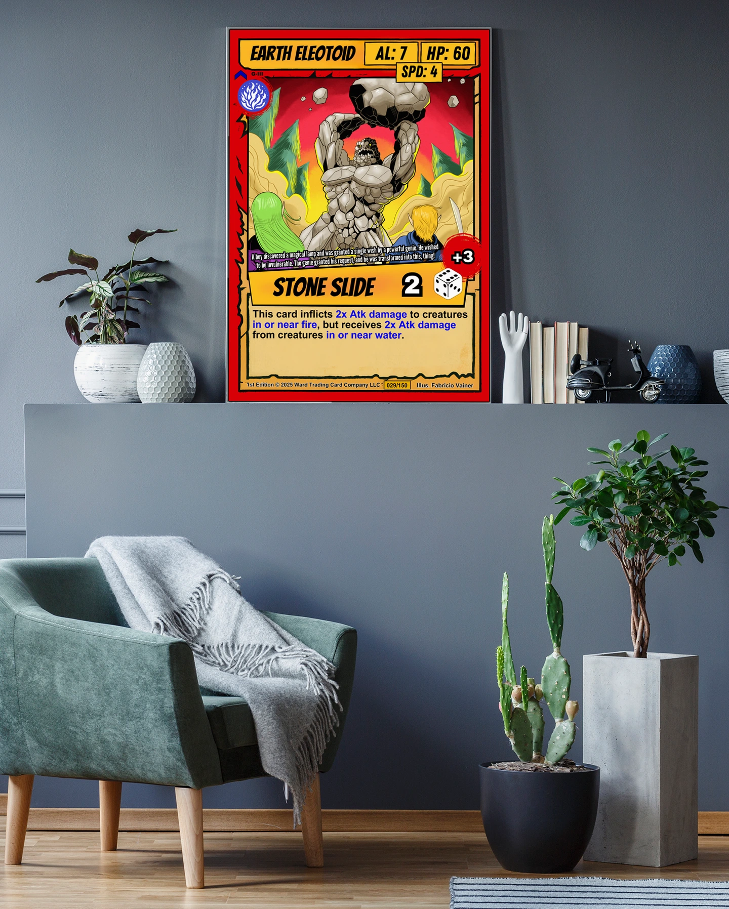 Earth Eleotoid Canvas Print from Ward TCG - Image 5