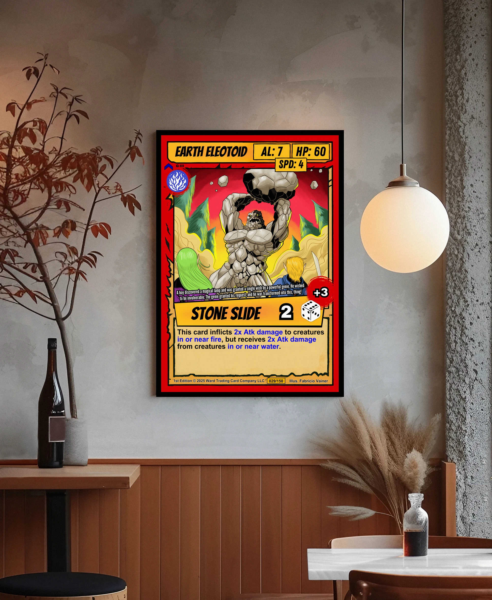 Earth Eleotoid Canvas Print from Ward TCG - Image 3