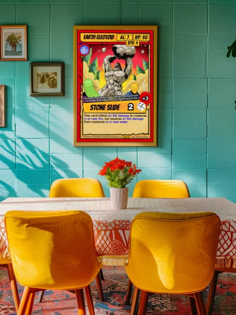 Earth Eleotoid Canvas Print from Ward TCG