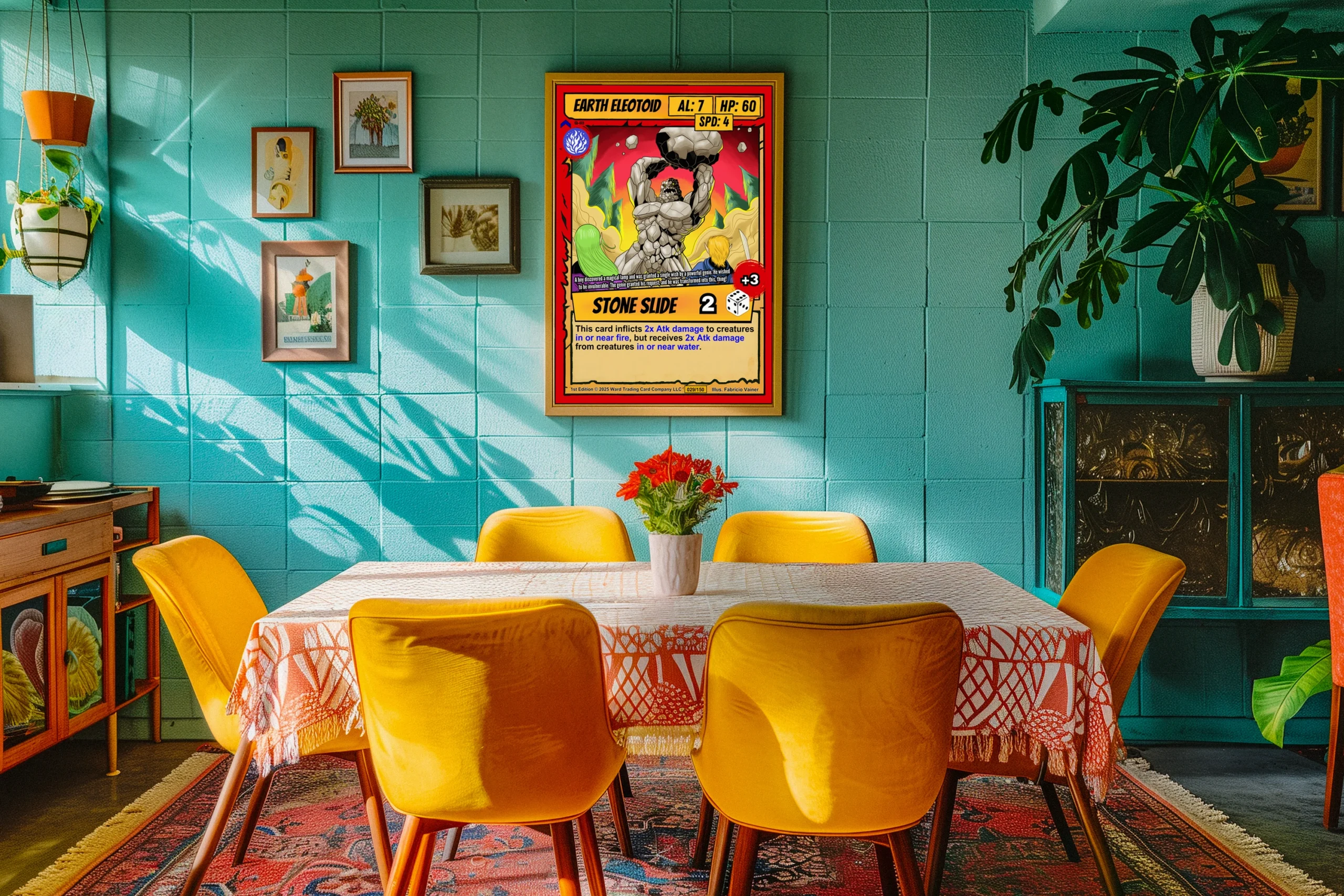 Earth Eleotoid Canvas Print from Ward TCG