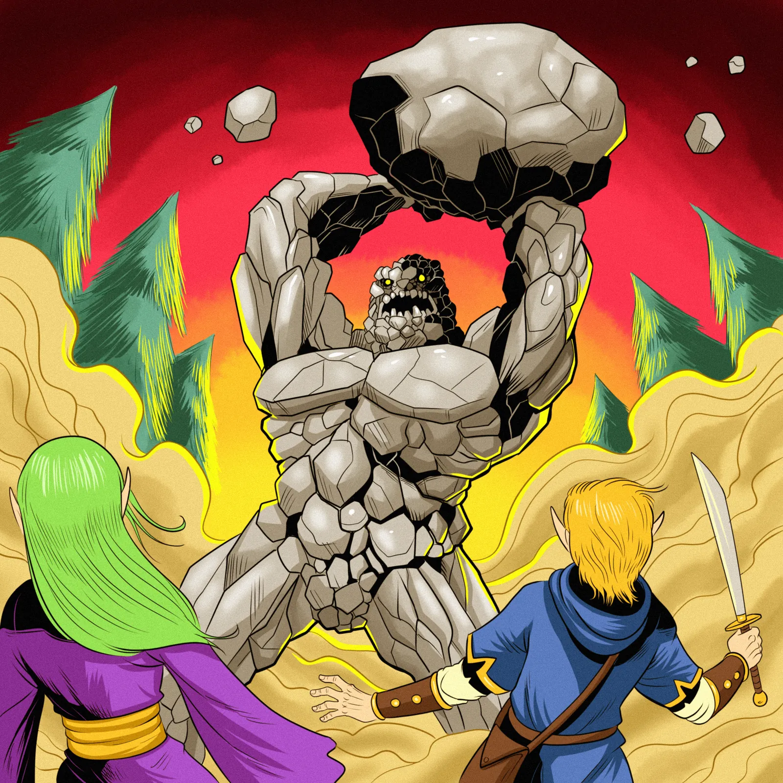 Earthen Eleotoid Art Canvas Print from Ward TCG - Image 2