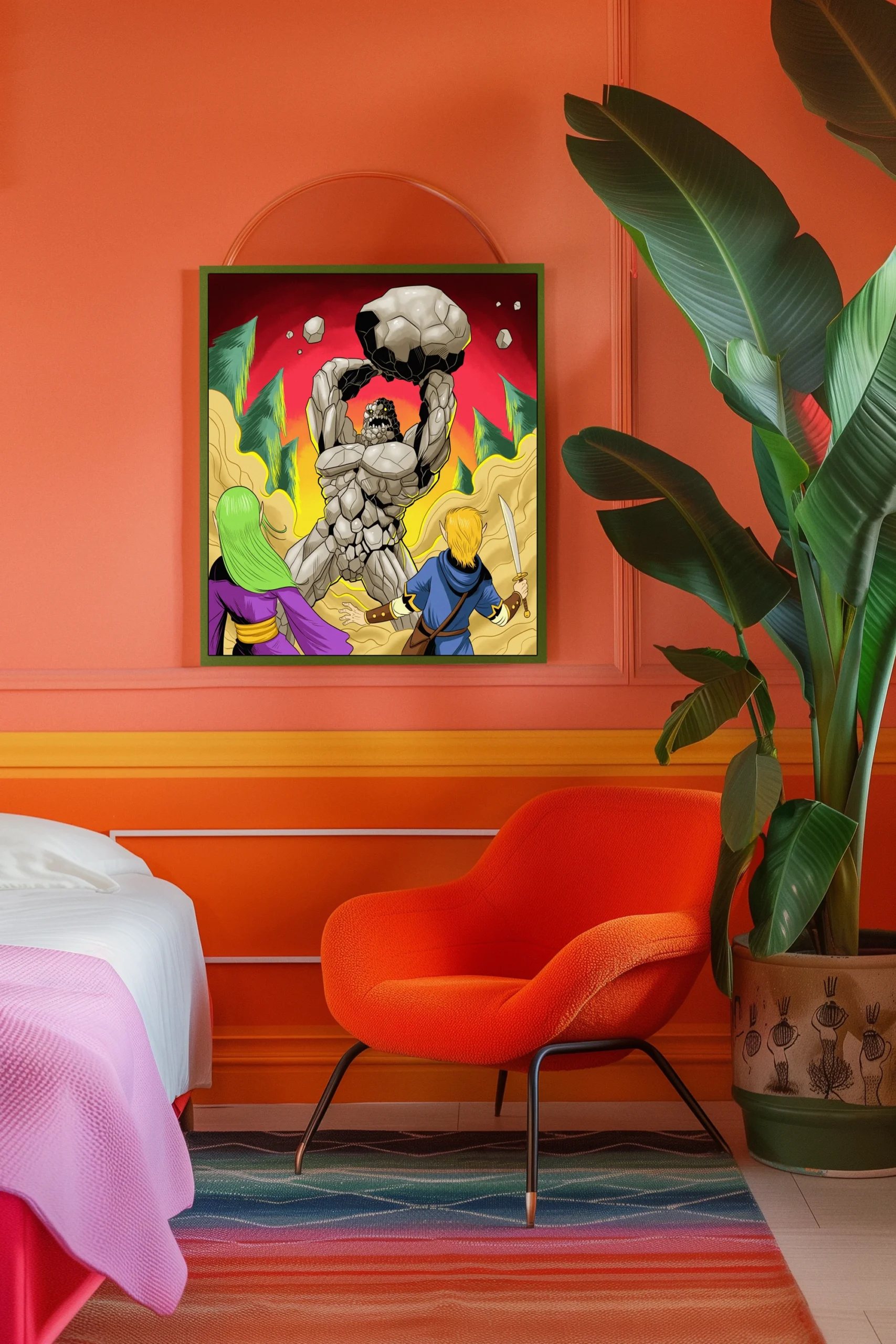 Earthen Eleotoid Art Canvas Print from Ward TCG - Image 3