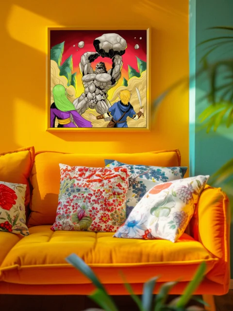 Earthen Eleotoid Art Canvas Print from Ward TCG