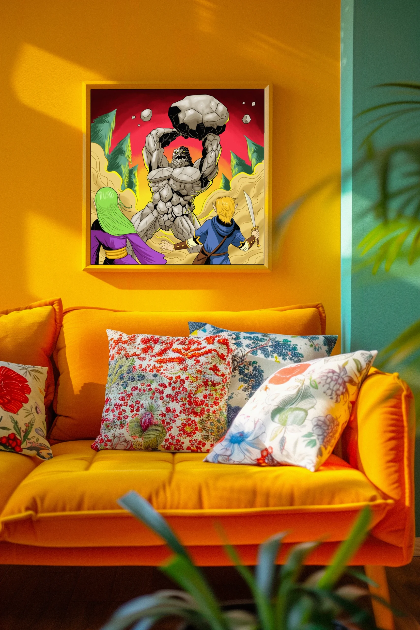 Earthen Eleotoid Art Canvas Print from Ward TCG