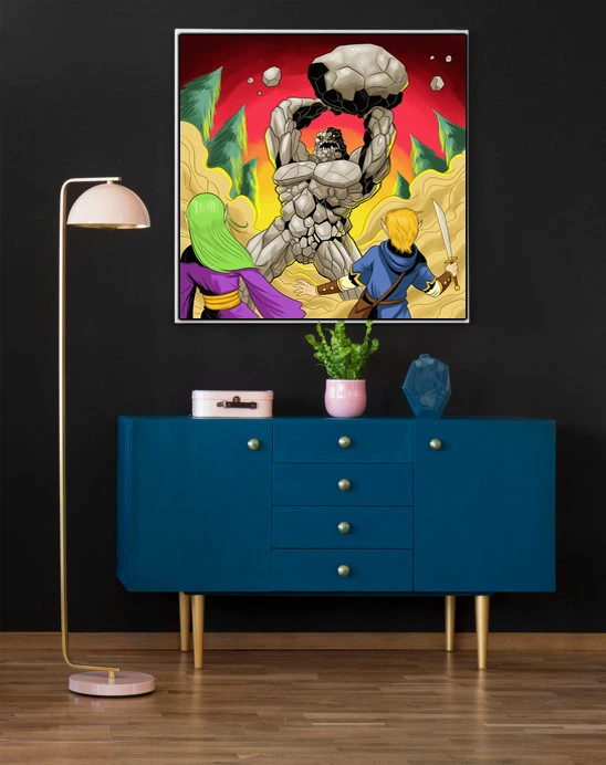 Earthen Eleotoid Art Canvas Print from Ward TCG - Image 5