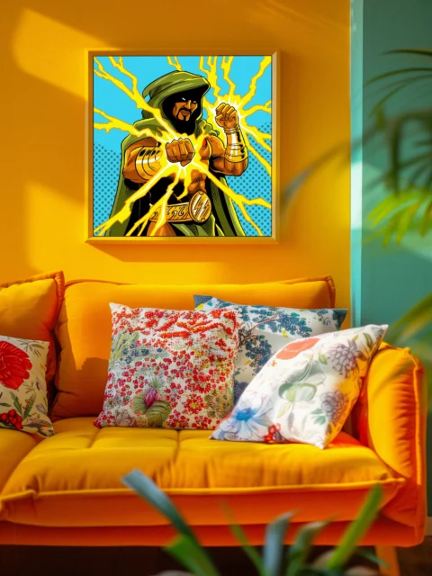 Electro Wizard Art Fine Art Canvas from Ward TCG
