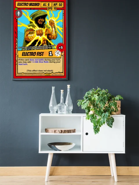 Electro Wizard Canvas Wall Art from Ward TCG