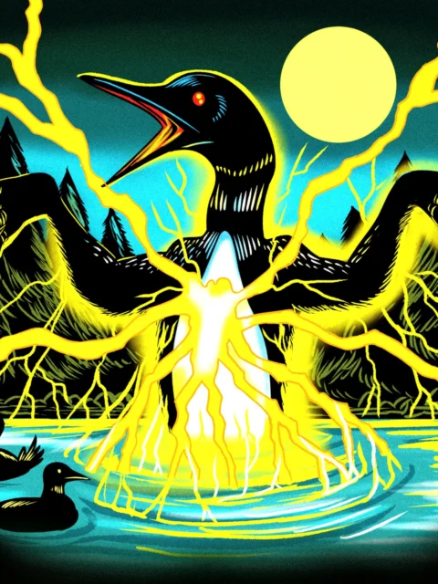 Alternative view of Electroloon Art Fantasy Wall Art from Ward TCG