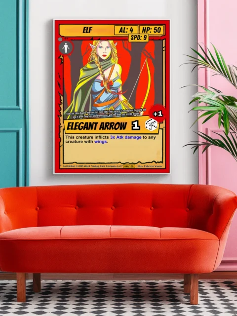 Elf Fantasy Canvas Artwork from Ward TCG