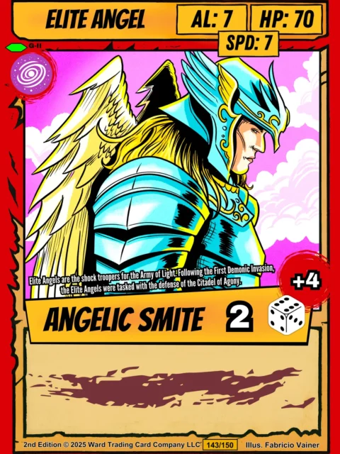 Alternative view of Elite Angel Canvas Print from Ward TCG