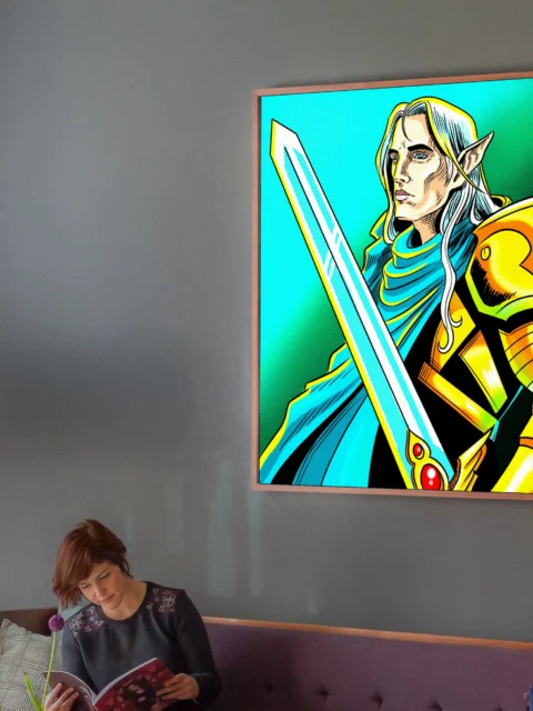 Elven Scout Art Fantasy Art Print from Ward TCG