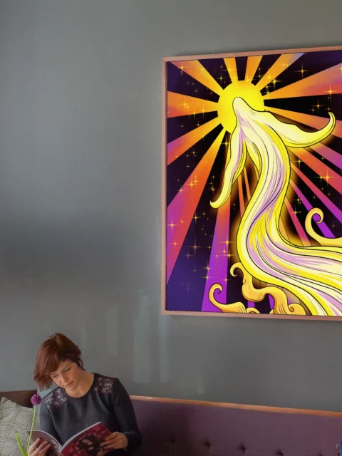 Enlightend Soul Art Fantasy Canvas Artwork from Ward TCG