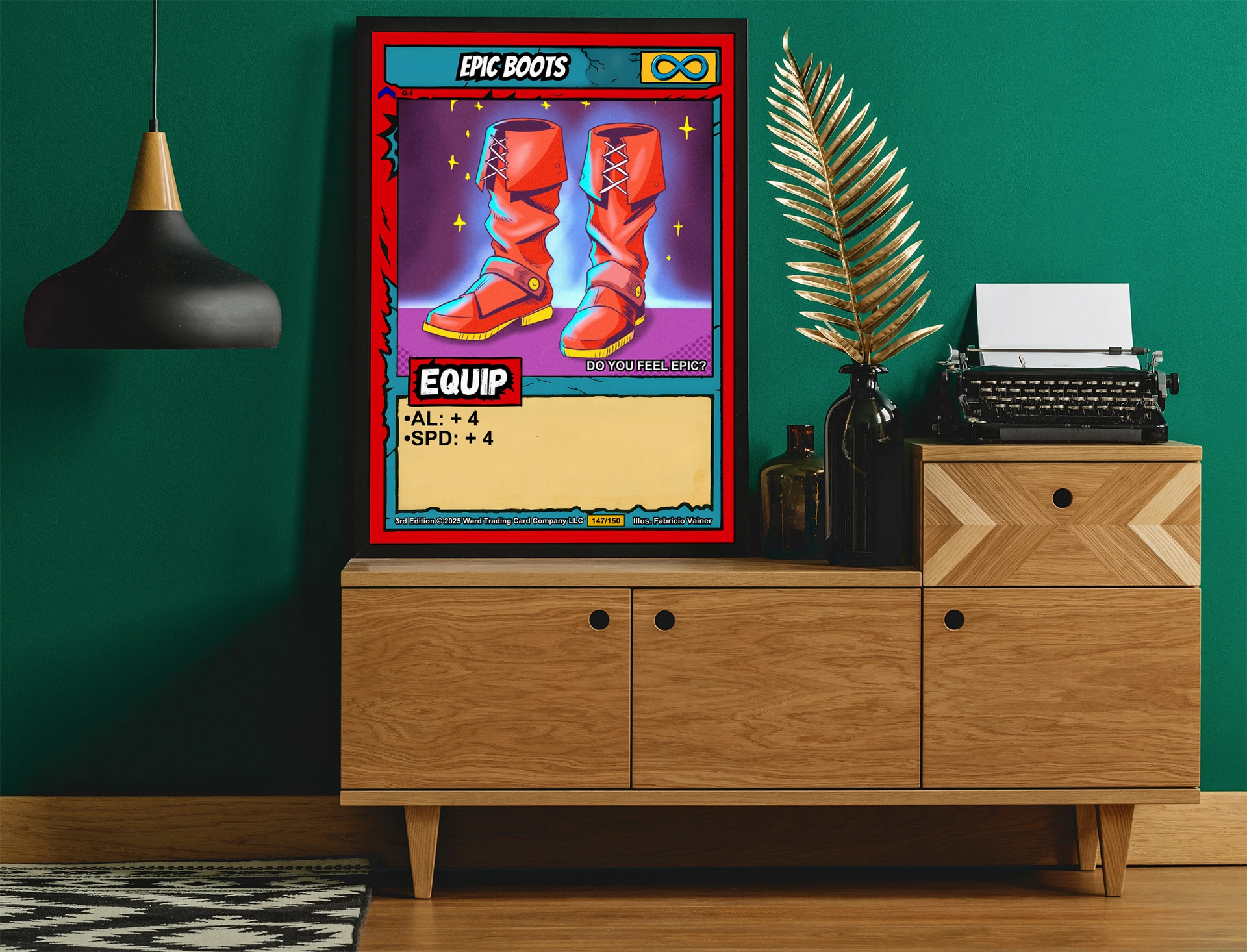 Epic Boots Fantasy Wall Art from Ward TCG - Image 5