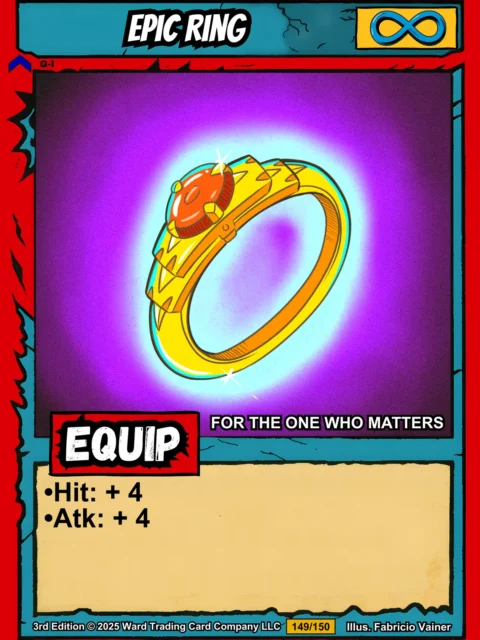 Alternative view of Epic Ring Canvas Wall Art from Ward TCG