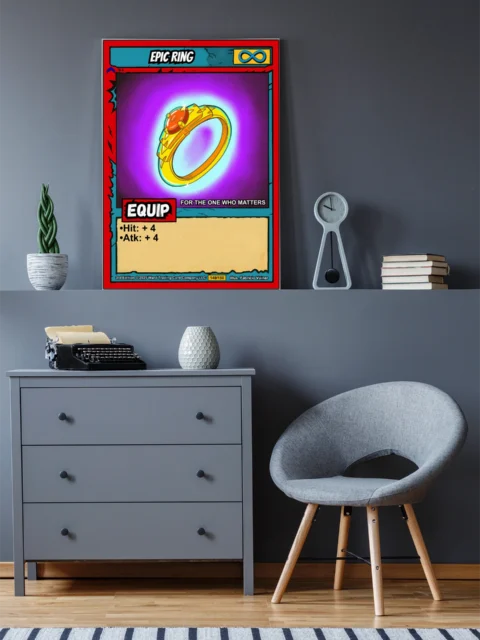 Epic Ring Canvas Wall Art from Ward TCG