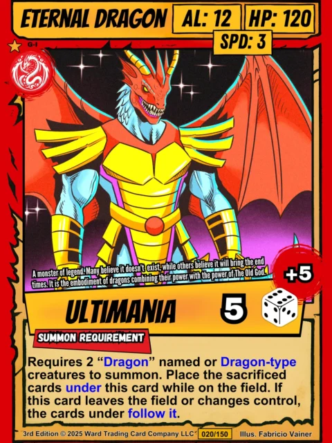 Alternative view of Eternal Dragon Gallery Archival Print from Ward TCG