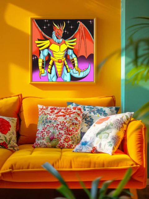 Eternal Dragon Art Gallery Archival Print from Ward TCG