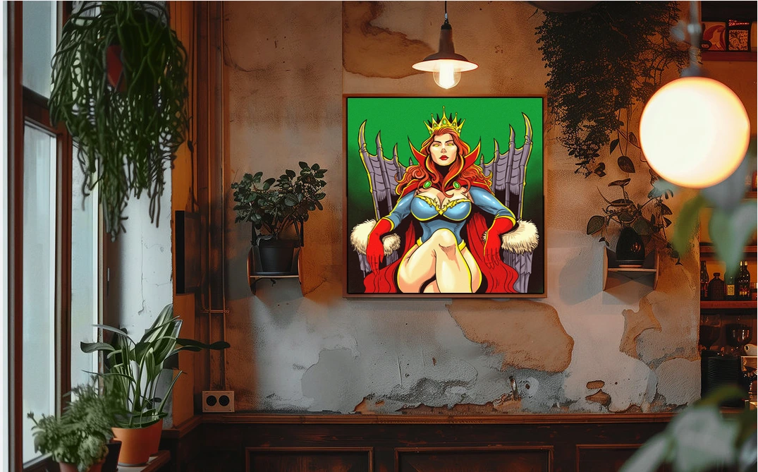 Evil Queen Art Gallery Archival Print from Ward TCG - Image 4