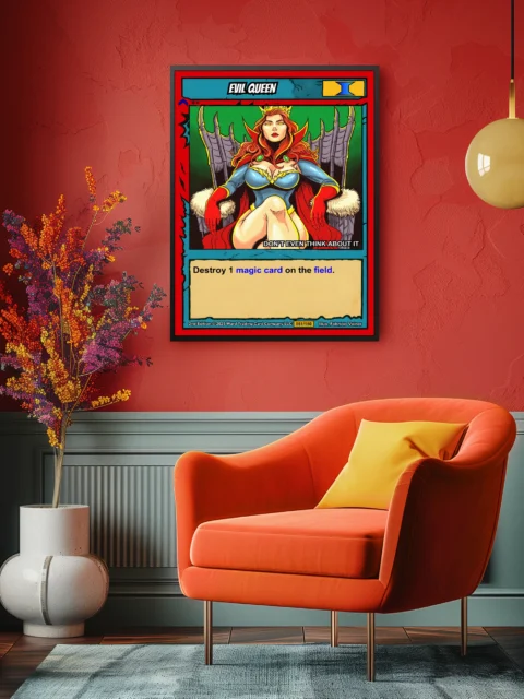 Evil Queen Fantasy Canvas Artwork from Ward TCG