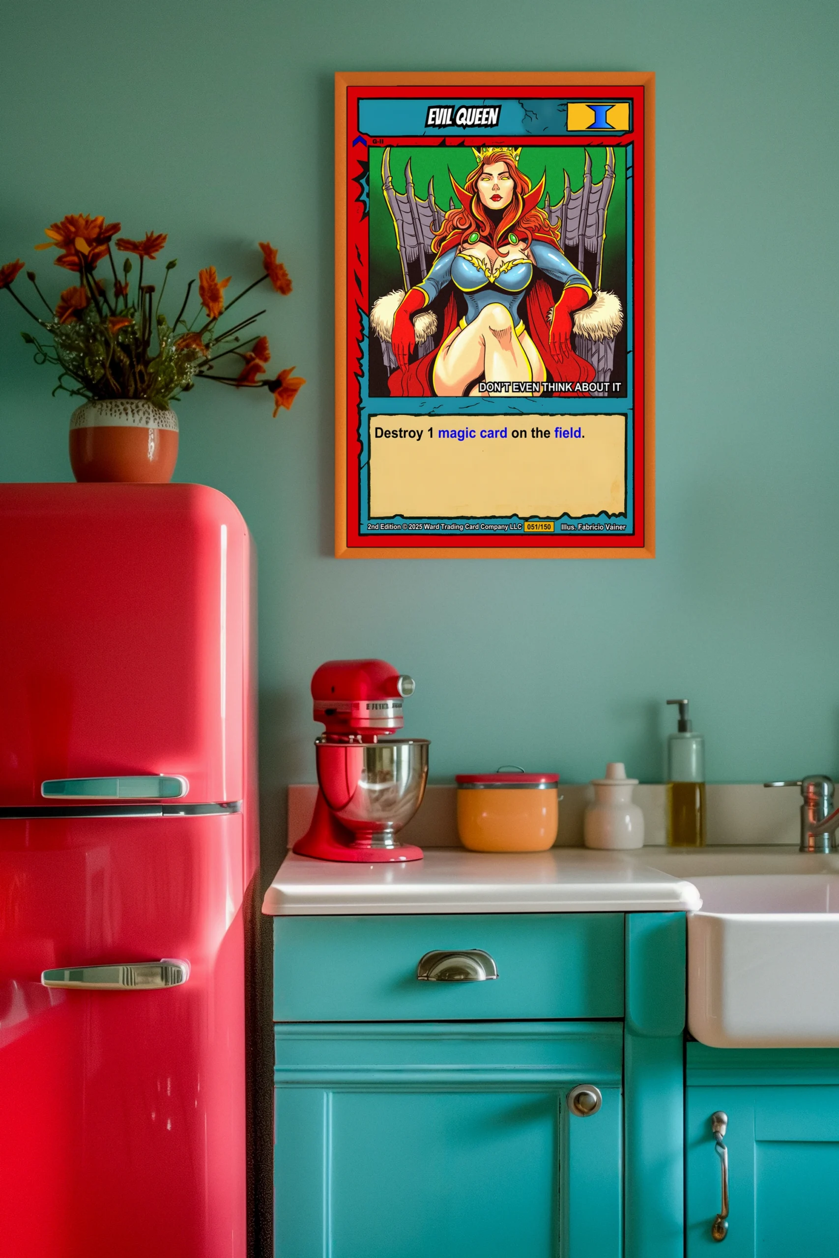 Evil Queen Fantasy Canvas Artwork from Ward TCG - Image 3