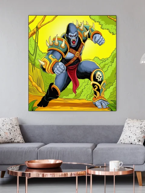 Evolved Ape Art Fine Art Canvas from Ward TCG