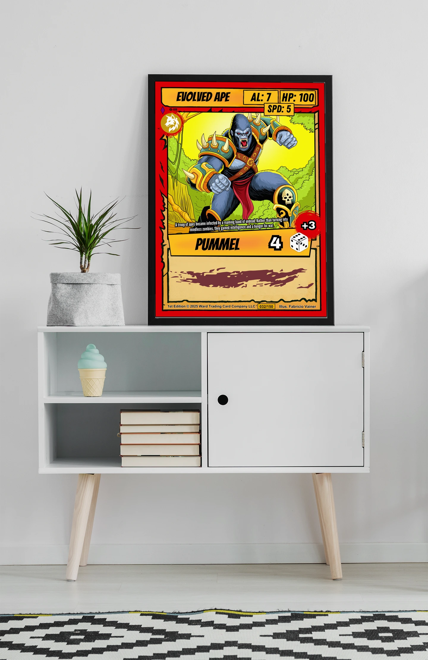 Evolved Ape Fine Art Canvas from Ward TCG - Image 4