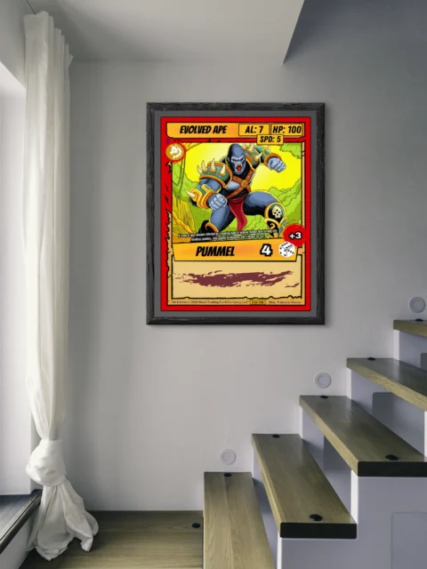 Evolved Ape Fine Art Canvas from Ward TCG