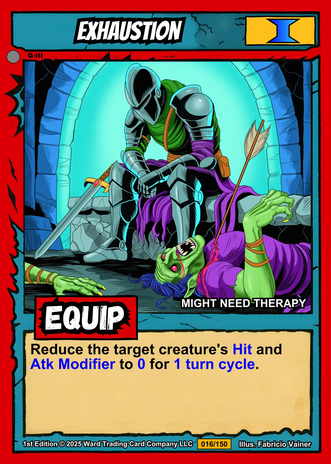 Exhaustion Fantasy Wall Art from Ward TCG - Image 2