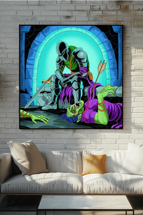 Exhaustion Art Fantasy Wall Art from Ward TCG - Image 3