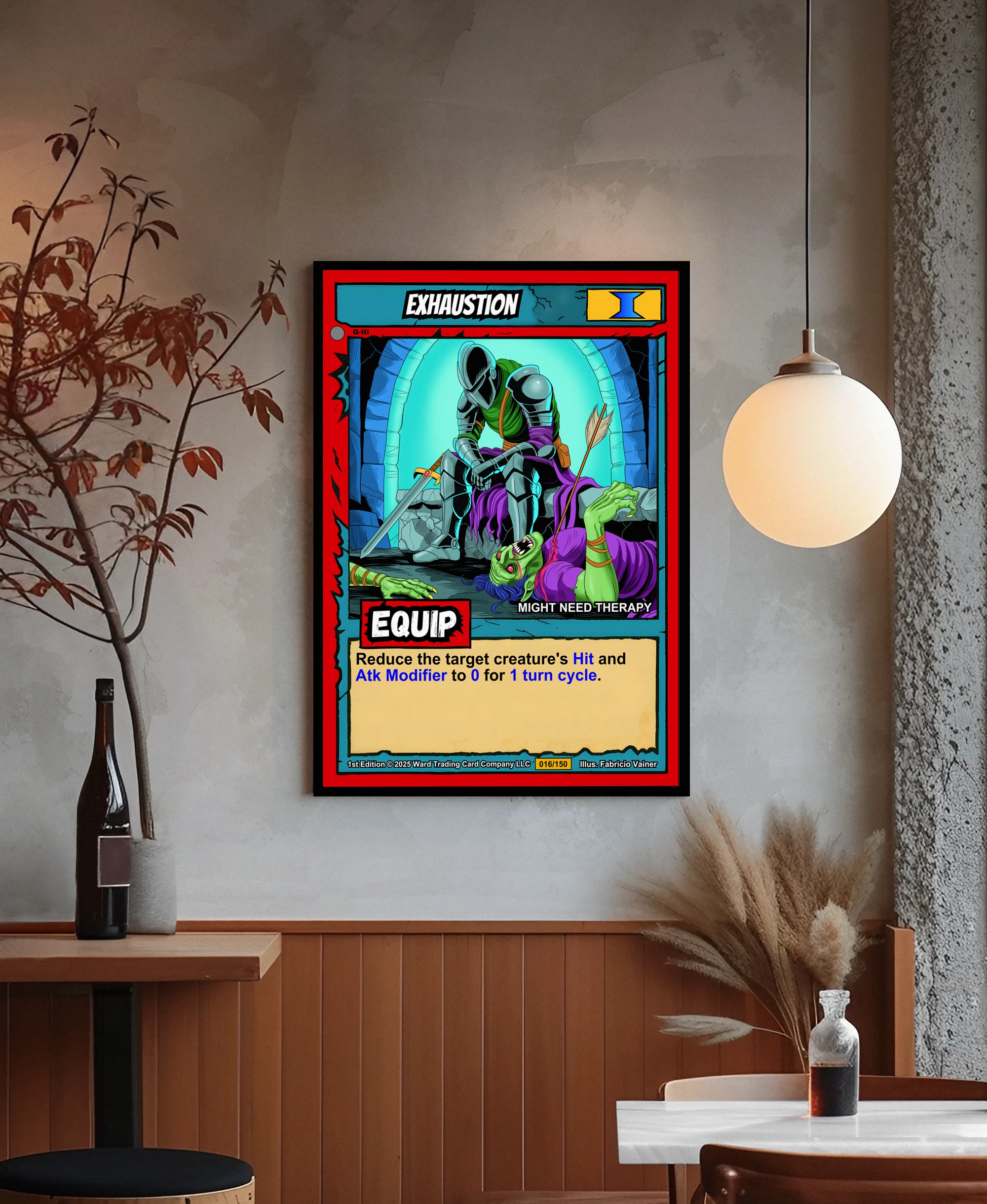 Exhaustion Fantasy Wall Art from Ward TCG - Image 3