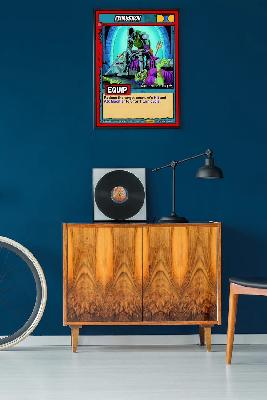 Exhaustion Fantasy Wall Art from Ward TCG