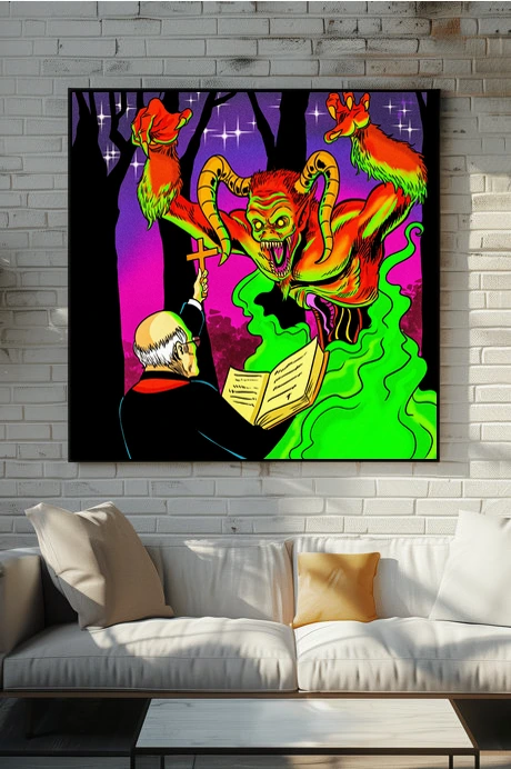 Exorcism Art Canvas Print from Ward TCG