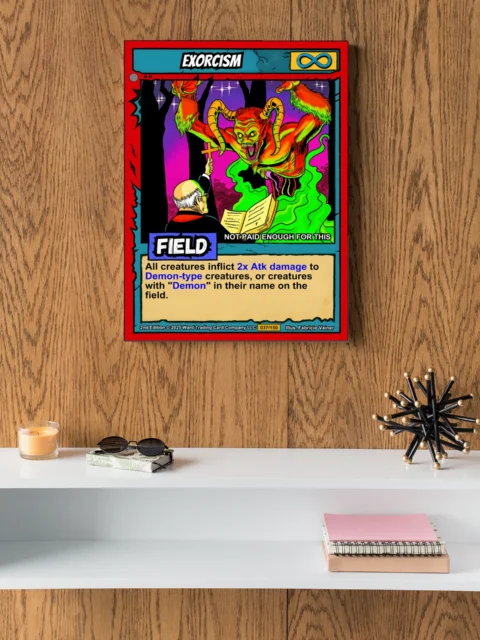 Exorcism Fine Art Canvas from Ward TCG