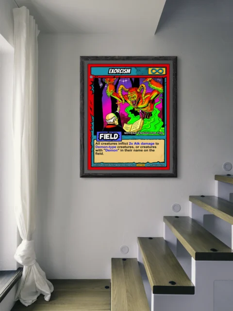 Exorcism Fine Art Canvas from Ward TCG
