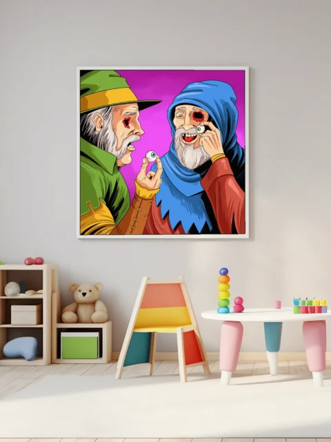 Eye For An Eye Art Canvas Art Print from Ward TCG