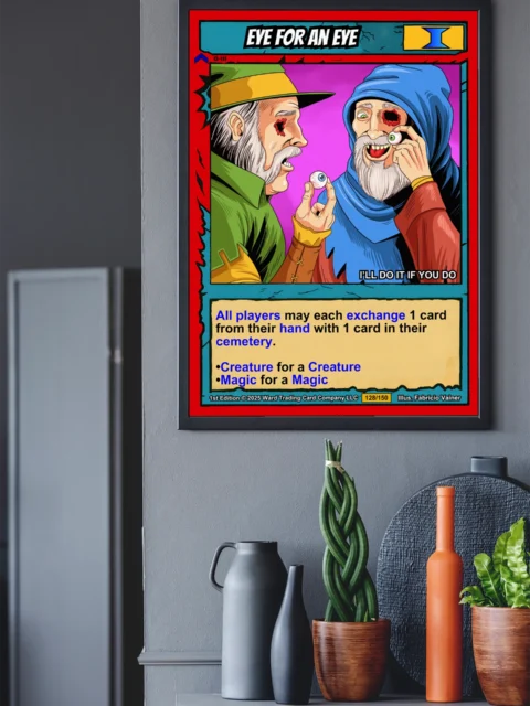 Eye For An Eye Canvas Art Print from Ward TCG