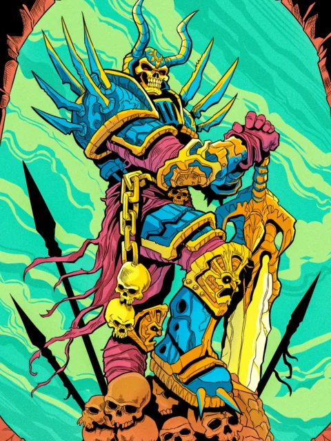 Alternative view of Fallen Crusader 2 Art Gallery Canvas Print from Ward TCG