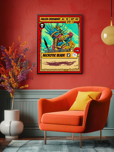 Fallen Crusader Fantasy Wall Art from Ward TCG